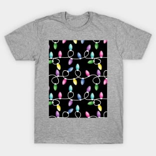 Christmas Lights Pattern - Tree Lights T-Shirt